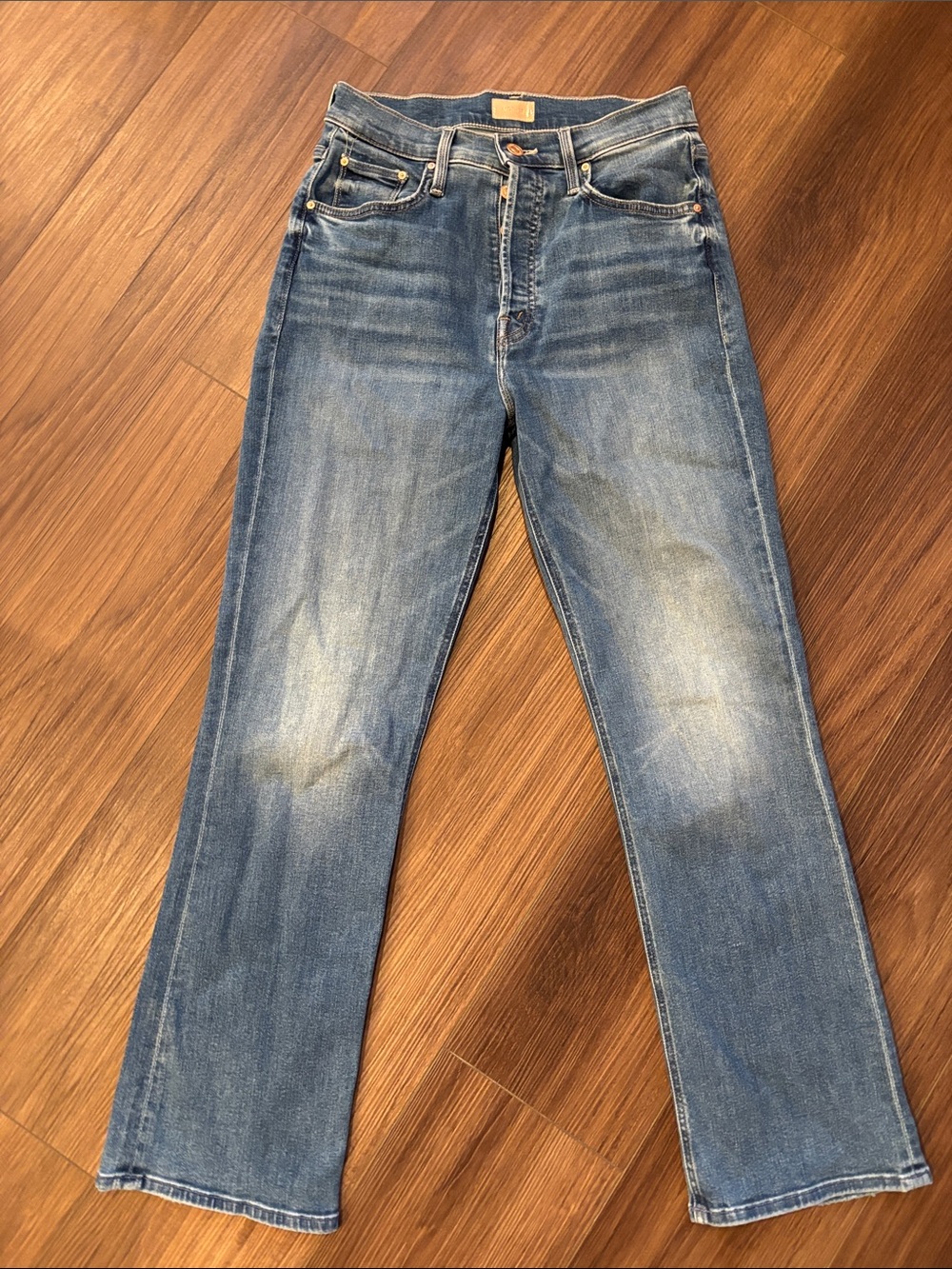 MOTHER Men's Medium Wash Straight Jeans